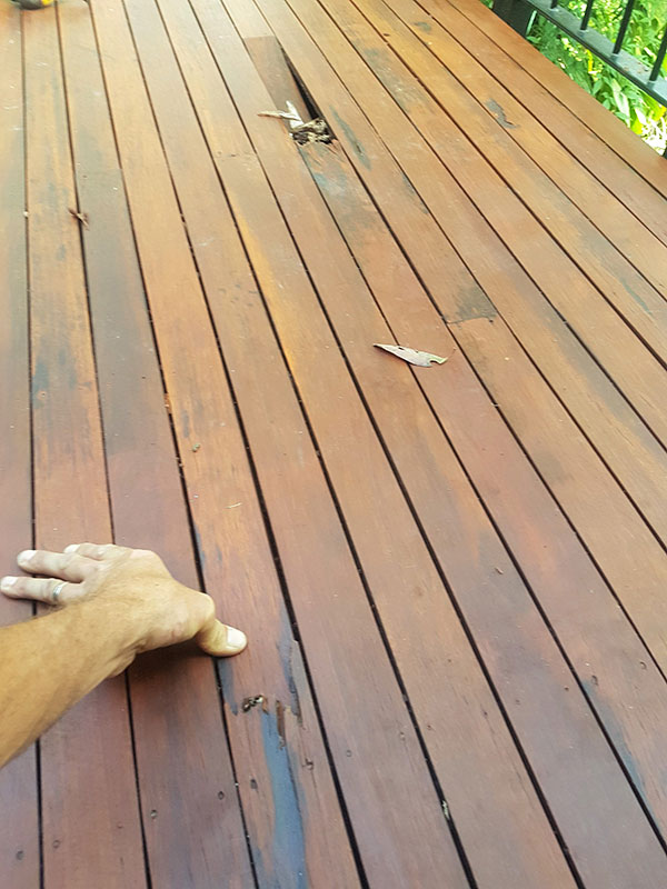 Prior To Deck Board Replacement